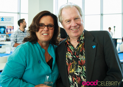 Rosie O'Donnell and Michael McKean at the 4th Annual Ed Asner and Friends Poker Tournament and Celebrity Casino Night on Saturday (August 6).